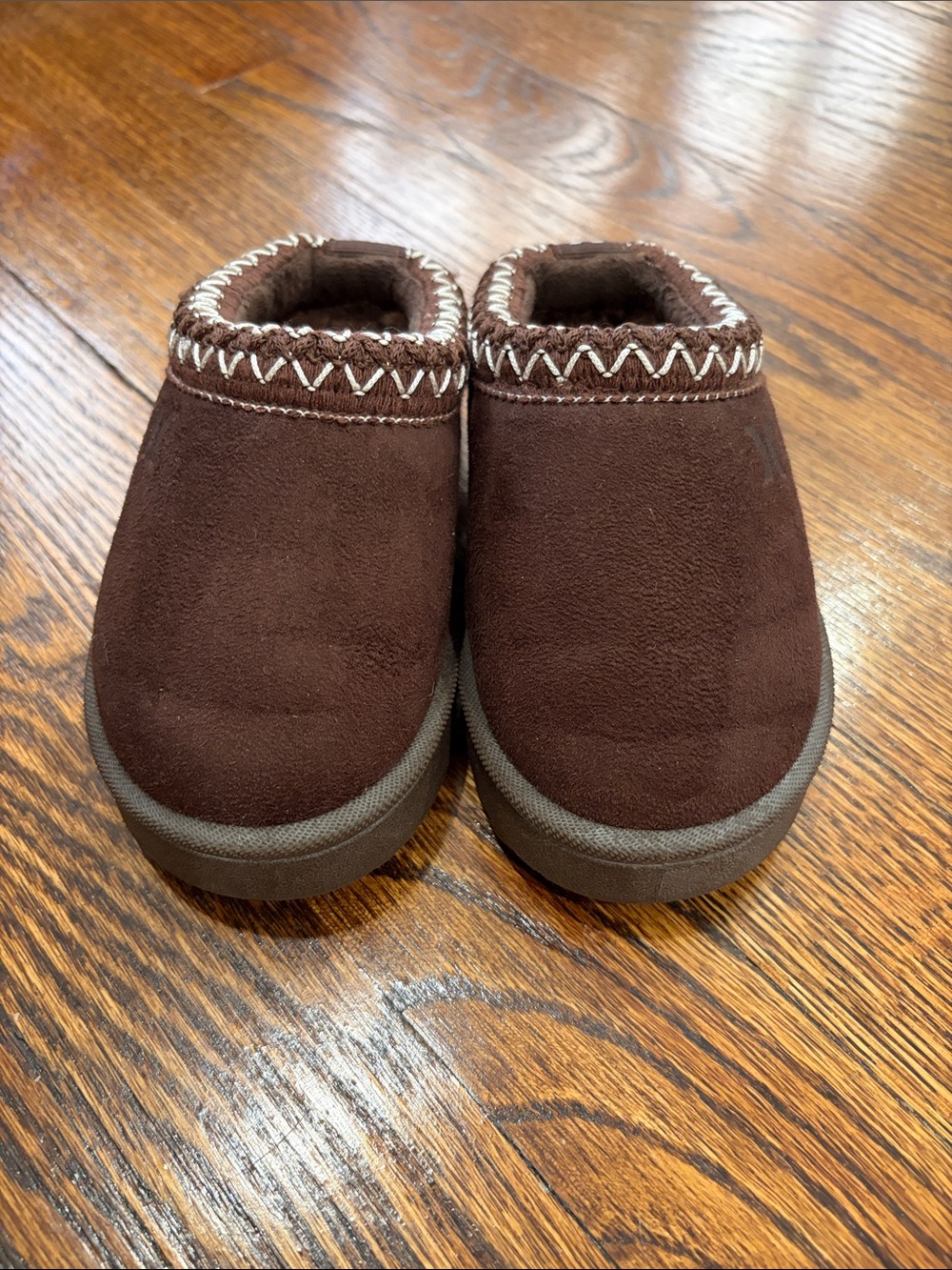 Hurley Kids Modi Slippers Size 7 Toddler - Chocolate Brown - NWOT! 7T shoes shoe - Picture 2 of 7